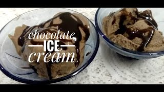 CHOCOLATE ICE CREAM  CHOCO RECIPE IN TAMIL  WITHOUT CREAM  TASTY ICE CREAM [upl. by Ahsoyem]