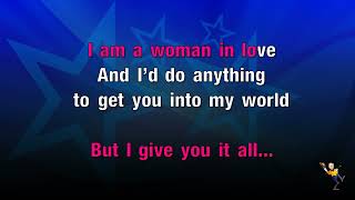 Woman In Love  Liz Mcclarnon KARAOKE [upl. by Zinn145]