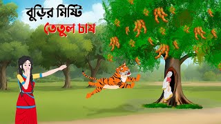 বুড়ির মিষ্টি তেতুল চাষ  Bangla Animation Golpo  Rupkothar Bangla Cartoon  Dhadha Point [upl. by Laband]