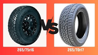 Tire Size 26575r16 vs 26570r17 [upl. by Bink697]