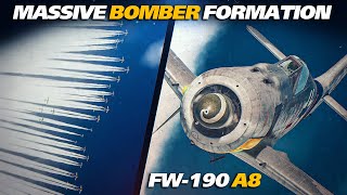 FW190 A8 Vs Massive B17 Flying Fortress  P47 Escort  Digital Combat Simulator  DCS  WWII [upl. by Ytisahcal]