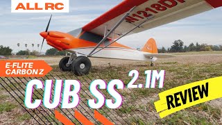 EFlite Carbon Z Cub SS 21m Review Flight [upl. by Aihpledalihp]