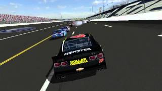 NR2003 APRS SuperSpeedway Series  Wreck Avoidance at Pensacola [upl. by Atinnek]