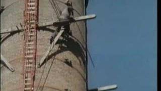 Fred Dibnah How to erect a chimney scaffold [upl. by Namaan]