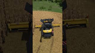 HARVESTING CORN in FARMING SIMULATOR 22 farmingsimulator farmingsimulator22 fs22 shorts [upl. by Nollahs]