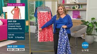 HSN  Jaclyn Smith Fashions 05092024  06 PM [upl. by Llenaj461]