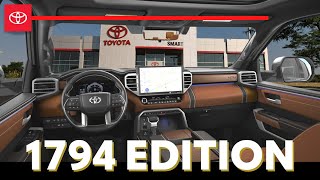 INterior  Tundra 1794 Edition by Toyota [upl. by Asaret497]