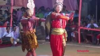 Performing Arts Seraikela Chhau HarParvati Srikalapith [upl. by Nyloc814]