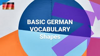 Basic German Vocabulary  What Are Shapes Called in German [upl. by Nylatsirhc]