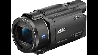 VIDEOCÁMARA  Sony Handycam FDRAX53  Videocámara pantalla de 3quot con grabación 4K Ultra HD [upl. by Neilla]