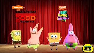 All the Times Spongebob and Patrick hosted the Nickelodeon Kids Choice Awards [upl. by Akeemat39]