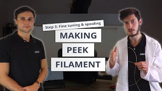 How to make PEEK Filament  Part 3 Finetuning and Spooling [upl. by Findlay]