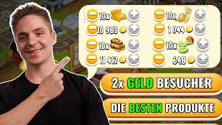 MILLIONÄR in HAY DAY WERDEN 🤑 2x Geld Besucher Event Guide Level 9 bis 1000 🤑🤑 [upl. by Odnomar]