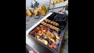 Crispy Tandoori Momos Mix Platter amp Tandoori Paneer Tikka Roll [upl. by Ezar]