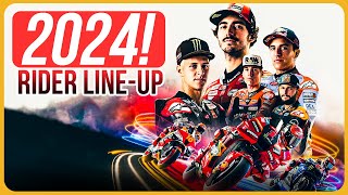 MotoGP 2024 Lineup  The Complete Grid Details  MotoGP 2024 [upl. by Refennej]