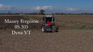 Massey Ferguson 8S305 in aratura [upl. by Hunt643]