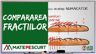 Compararea fractiilor [upl. by Ttevy]