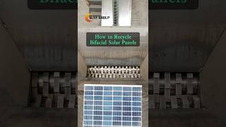 Bifacial Solar Panels Recycling EXPLAINED solarwastemanagement [upl. by Keeryt]