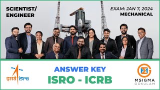 ANSWER KEY  FULLY EXPLAINED  ISRO SCIENTISTENGINEER SC EXAM 2024  MECHANICAL  07012024 [upl. by Guidotti]