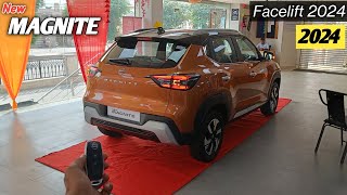 New Nissan Magnite Facelift 2024 ❣️ Magnite Top Model Tekna Plus Review 😍 [upl. by Ayam]