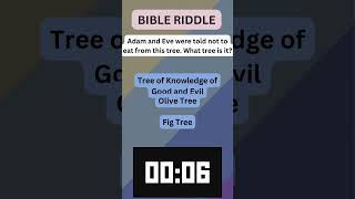 Can You Solve This Bible Riddle 🤔  Test Your Knowledge 📖shorts riddles [upl. by Reffotsirhc]