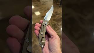 Hinderer Knives XM18 35” Non Flipper Bowie  HindererKnives [upl. by Elauqsap277]