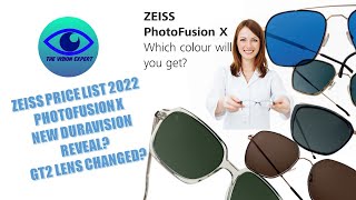 Zeiss Latest Price List 2022  Photofusion X amp New Exciting Product Review [upl. by Hoenack]