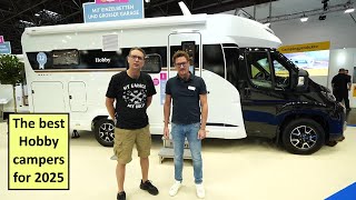 Matias is showing us the Hobby MAXIA campers for 2025 [upl. by Ecar]