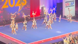 Cheer Extreme Senior Elite 2023 World Championship Finals WORLD CHAMPIONS [upl. by Iffar]