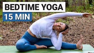 15 Min Bedtime Yoga  Relaxing Yoga Before Bed [upl. by Salena]