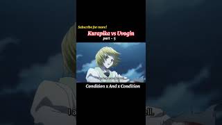 Kurapika vs Uvogin Highlights  Condition And Condition part 4 English Dub [upl. by Oynotna]