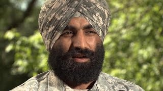 Sikh American soldier on what the Army means to him [upl. by Abita]