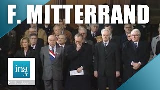 Les obsèques de François Mitterrand à Notre Dame  Archive INA [upl. by Fortune646]