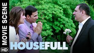 Ye mere pati nahi pati parmeshwar hai  Housefull  Movie Scene [upl. by Aciretnahs]