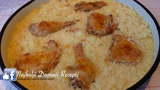 Recept PIRJAN Birjan Pilav sa pilećim mesom PILETINA 🍗🍚 [upl. by Teodoor798]