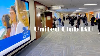 United Club Dulles International Airport IAD  Review amp How To Gain Access [upl. by Zwart]