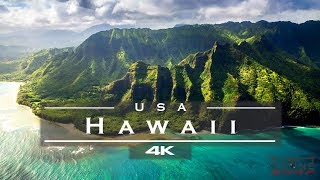 Hawaii USA 🇺🇸  by drone 4K🏄‍♂️🏝 [upl. by Legim]