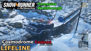 SnowRunner  Lifeline  Cosmodrome Contract  Amur Russia  Phase 4 [upl. by Fariss]