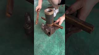 Old Refrigerator Compressor Dismantling For Copper compressor copper refrigerator disassemble [upl. by Eeramit]