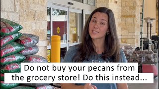 Do Not Buy Your Pecans from the Grocery Store Do this instead [upl. by Celestia119]