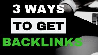 3 Ways to Get Backlinks NOW for your Amazon Affiliate Niche Site [upl. by Aibara359]