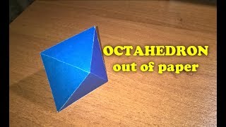 How to make an Octahedron out of paper [upl. by Steady98]