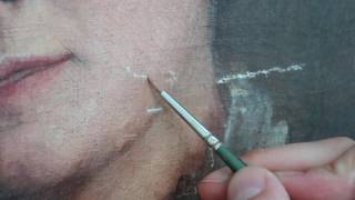 Fine Art Restoration  The Retouching Process [upl. by Lennard840]