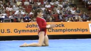 Dominique Moceanu  Floor Exercise  1997 US Gymnastics Championships  Women  Day 1 [upl. by Lengel21]