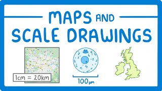 GCSE Maths  Using Scales on Maps and Scale Diagrams [upl. by Nedgo]