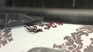 Air jet loom with jacquard 320 cm  curtain weaving [upl. by Candis591]