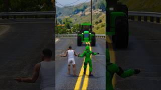 Franklin takes back tractor  GTA V  shorts 58 [upl. by Alita]