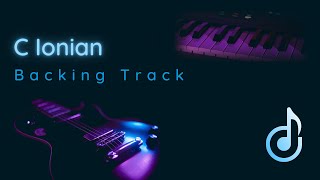 C Ionian  Guitar backing track C Major [upl. by Nyrok85]