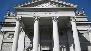 Como  Museo Alessandro Volta Tempio Voltiano [upl. by Laitselec]