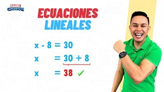 ECUACIONES LINEALES Super facil  Para principiantes [upl. by Tonina]